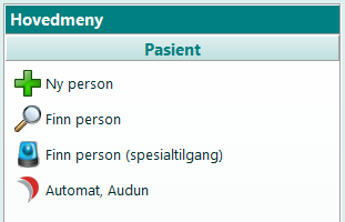 Patient name "Automat, Audun" appears